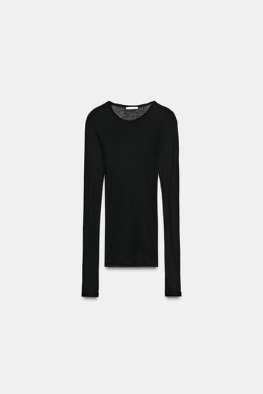 SUPIMA® COTTON T-SHIRT - Black by Zara