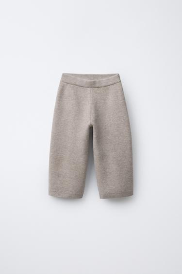 KNIT CULOTTES - Beige by Zara