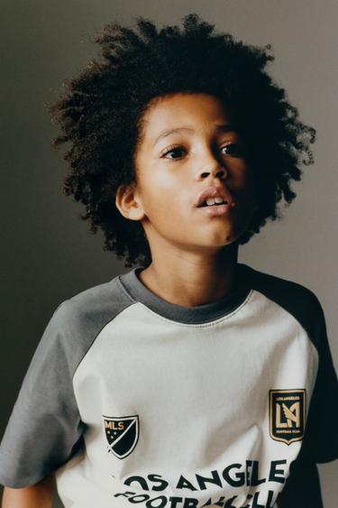 LOS ANGELES CF MLS RAGLAN SLEEVE T-SHIRT - Ecru by Zara