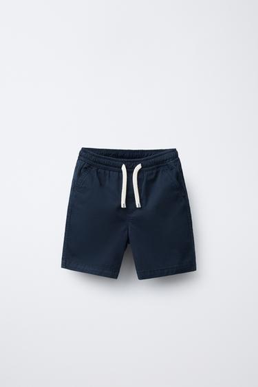 TWILL BERMUDA SHORTS - Navy blue by Zara