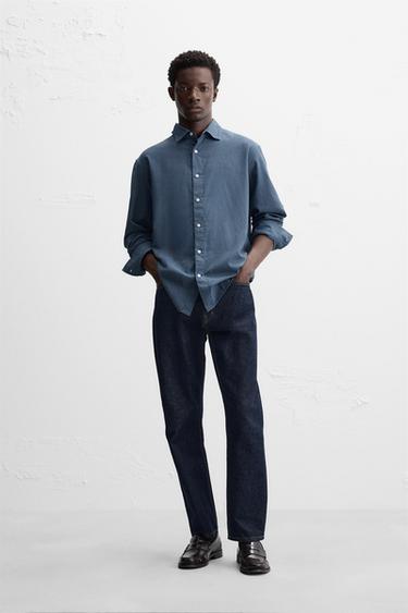 REGULAR FIT SHIRT - Blue by Zara - Image 0