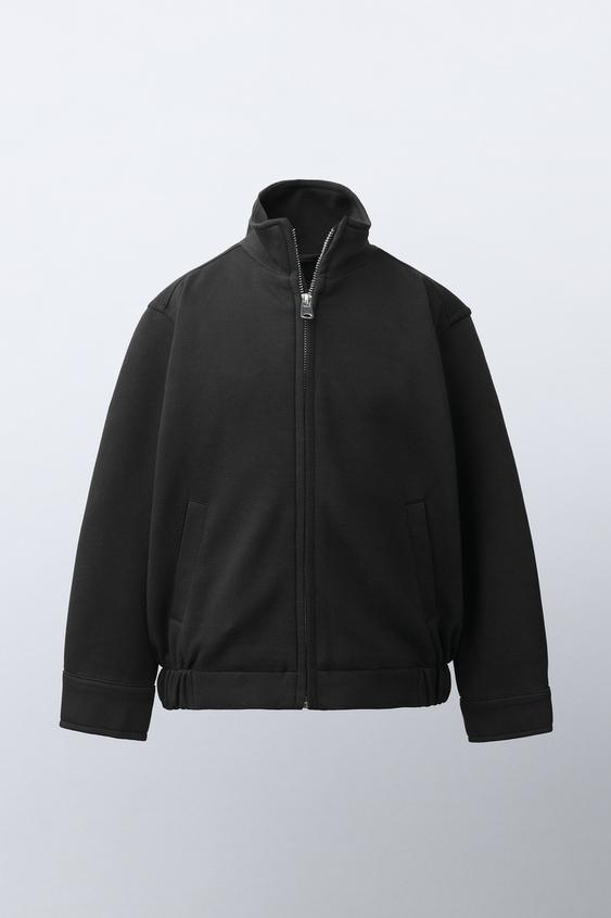COMFORT BOMBER JACKET - Mid-grey by Zara - Image 0