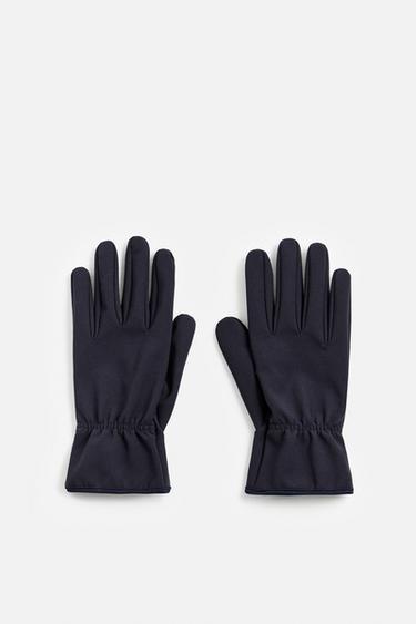 COMBINED TECHNICAL GLOVES - Dark navy by Zara - Image 0