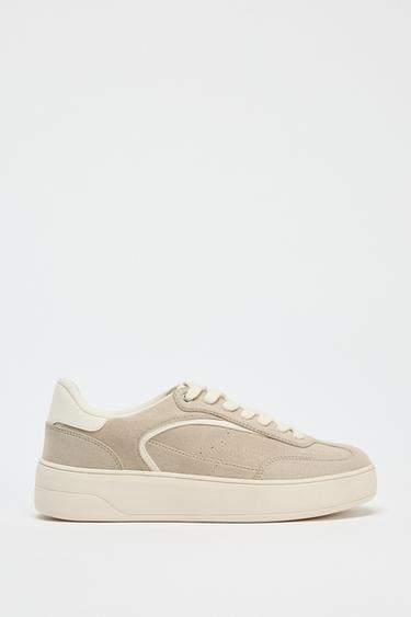 SOFT TRAINERS - Sand Brown by Zara