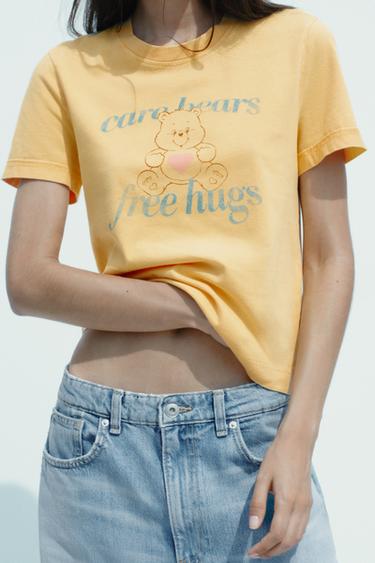 CARE BEARS™ FADED-EFFECT T-SHIRT - Yellow by Zara