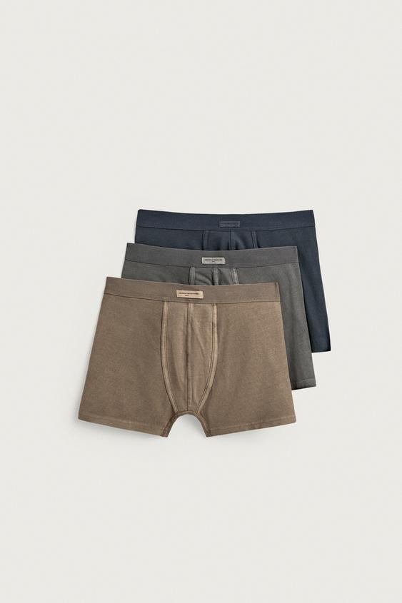 SOFT BOXER SHORTS 3-PACK - various by Zara - Image 0