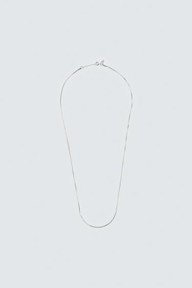 CHAIN LINK NECKLACE - Silver by Zara
