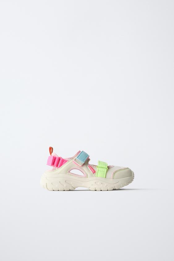 TRAINERS WITH CUT-OUT DETAIL - White by Zara - Image 0