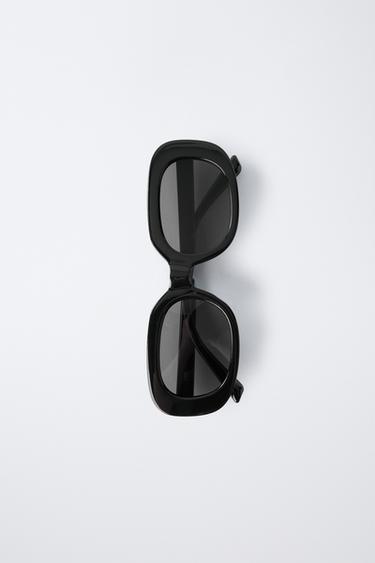 RECTANGULAR RESIN SUNGLASSES - Black by Zara
