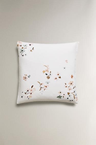 FLORAL CUSHION COVER - Ecru by Zara - Image 0