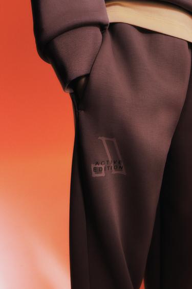 SPORTY JOGGER TROUSERS - GARNET by Zara