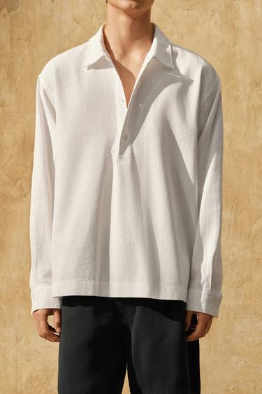 COTTON POLO SHIRT - White by Zara