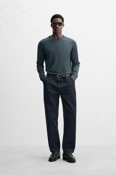 LIGHTWEIGHT 100% WOOL SWEATER - Bluish by Zara - Image 0