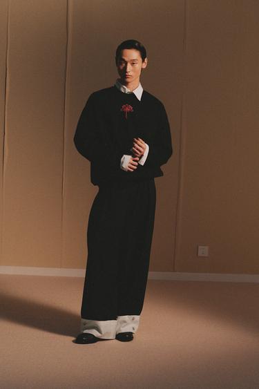 OVERSIZE SWEATSHIRT X AO YES - Black by Zara