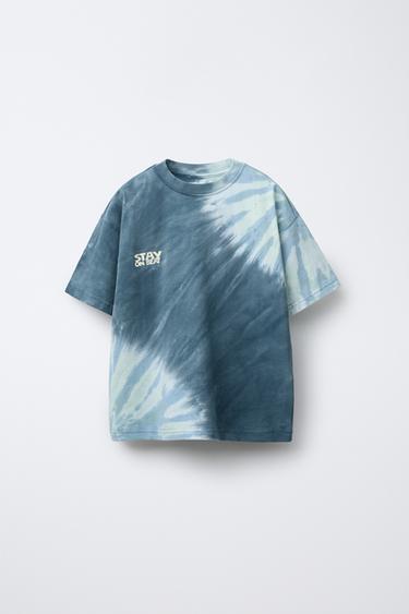 TIE-DYE T-SHIRT - Blue by Zara - Image 0