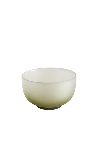 OMBRÉ GLASS BOWL - Green by Zara