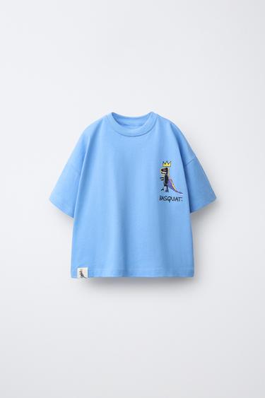 BASQUIAT® T-SHIRT - Blue by Zara