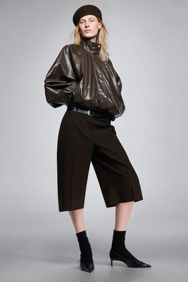 ZW COLLECTION LONG BERMUDA SHORTS - Brown by Zara