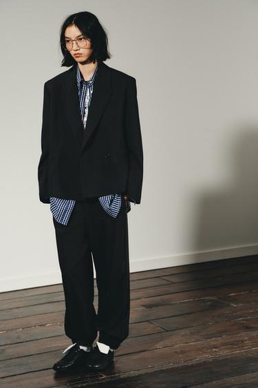 OVERSIZE BASIC BLAZER - Black by Zara