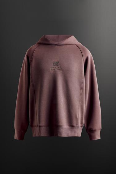 SPORTY HOODIE - GARNET by Zara