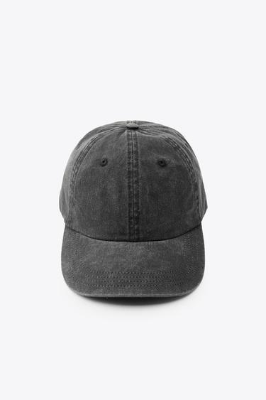 FADED TWILL CAP - Grey by Zara