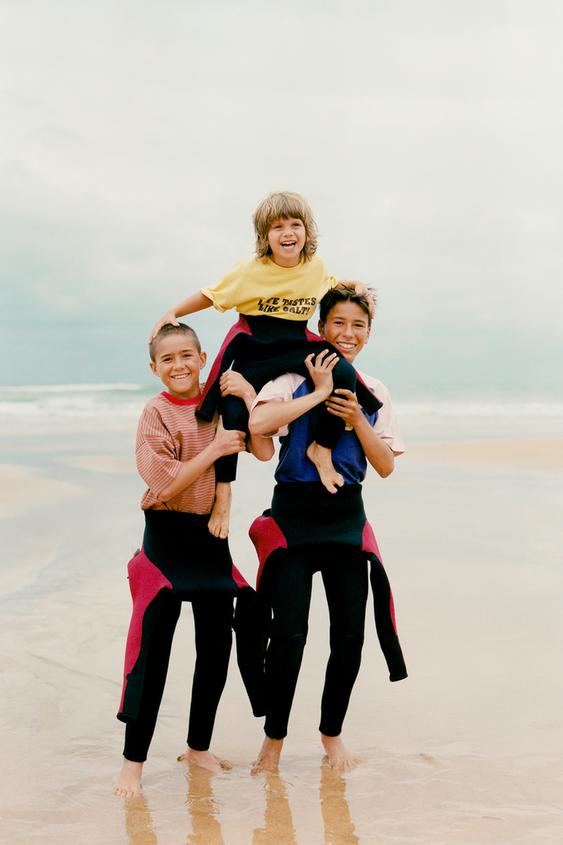 PUKAS SURF RAGLAN SLEEVE T-SHIRT - Blue by Zara - Image 0