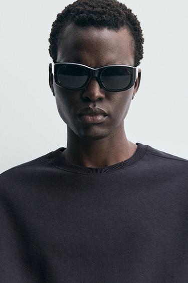 RELAXED FIT INTERLOCK SWEATSHIRT - Deep blue by Zara