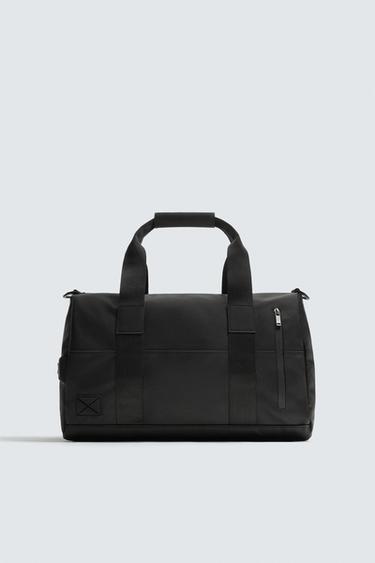 TEXTURED TRAVEL BAG - Black by Zara