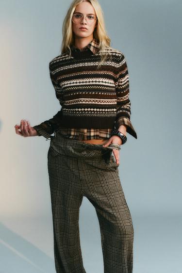 JACQUARD KNIT JUMPER - Multicoloured by Zara