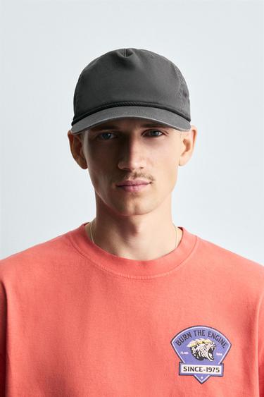 WASHED CORD CAP - Petrol blue by Zara - Image 0