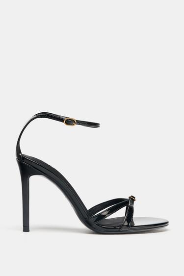 HIGH-HEEL BUCKLE SANDALS - Black by Zara