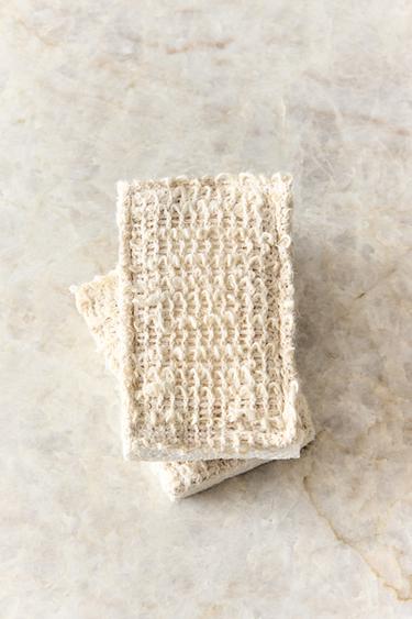 SPONGE SCOURER (PACK OF 2) - Light beige by Zara