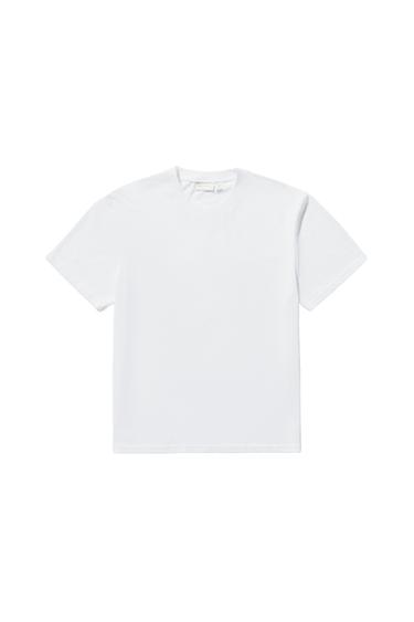 SLIM FIT MEDIUM WEIGHT T-SHIRT - White by Zara
