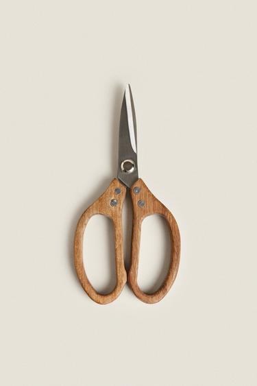 WOODEN KITCHEN SCISSORS - Light beige by Zara