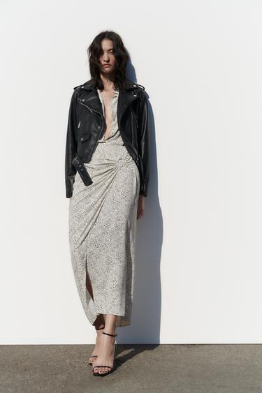 FAUX LEATHER BIKER JACKET - Black by Zara - Image 0