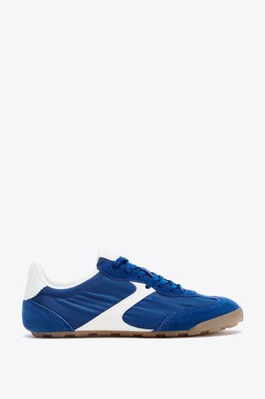 SOFT RUNNING TRAINERS - Blue by Zara