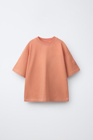 GARMENT DYE T-SHIRT - Orange by Zara