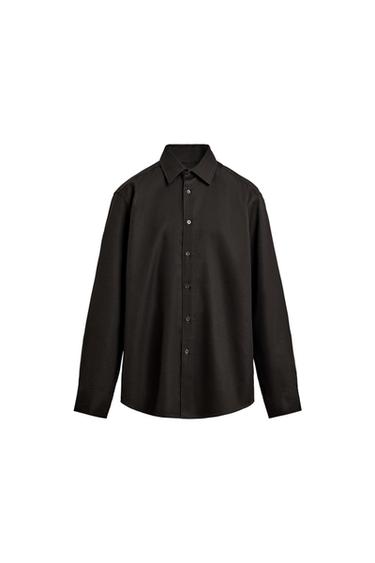 EASY CARE TEXTURED SHIRT - Brown by Zara