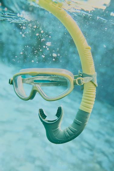 CHILDREN'S BEACH DIVING GOGGLES AND TUBE - Multicoloured by Zara