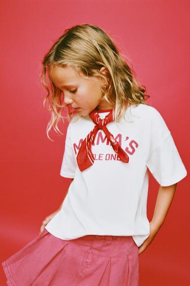 SLOGAN PRINT T-SHIRT - White by Zara