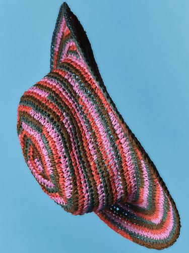 STRIPED HAT - Orange by Zara