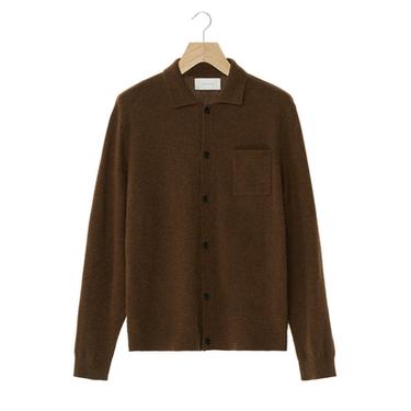 KNIT WOOL - ALPACA ORIGINS OVERSHIRT - Brown by Zara