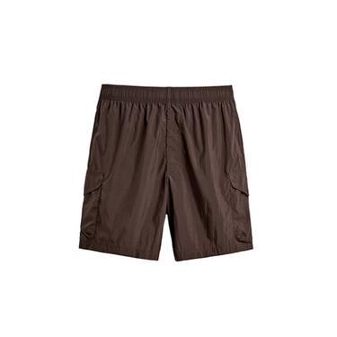LONG CARGO SWIMMING TRUNKS - Dark brown by Zara