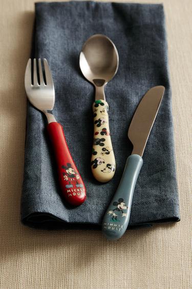 CHILDREN'S MICKEY & MINNIE ©DISNEY CUTLERY SET (SET OF 3) - Multicoloured by Zara