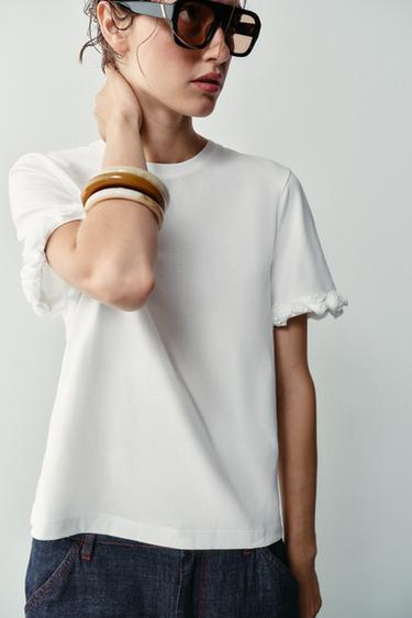 PACK OF 5 RIGID RESIN BRACELETS - Brown by Zara