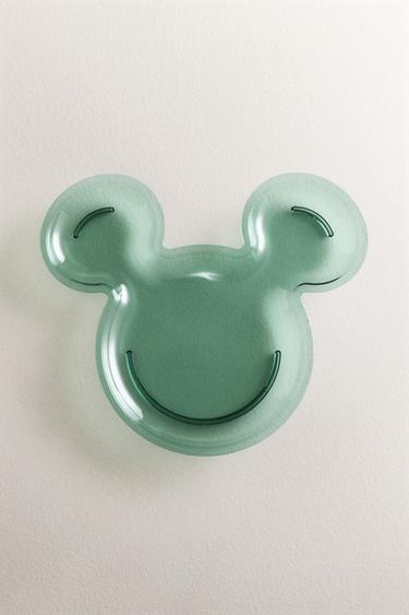 KIDS' MICKEY & MINNIE ©DISNEY PLATE - Green by Zara