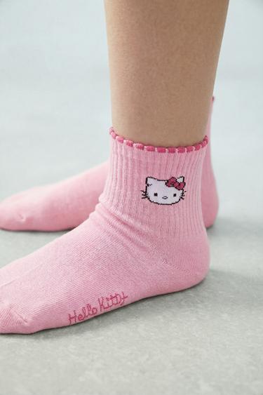 3-PACK OF HELLO KITTY AND FRIENDS © SANRIO MID-WAIST SOCKS - Multicoloured by Zara