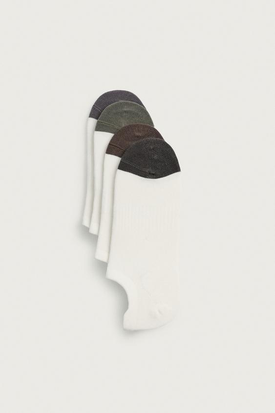 4-PACK OF NO-SHOW SOCKS - various by Zara - Image 0