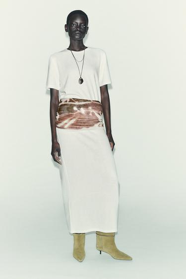 CUT-OUT KNIT TOP - Mid-ecru by Zara - Image 0