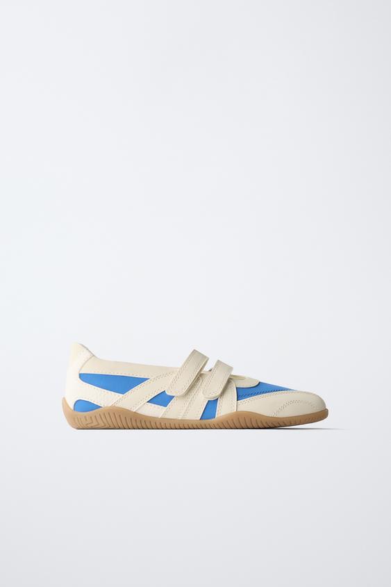 SPORTY BALLET FLATS - Blue by Zara - Image 0